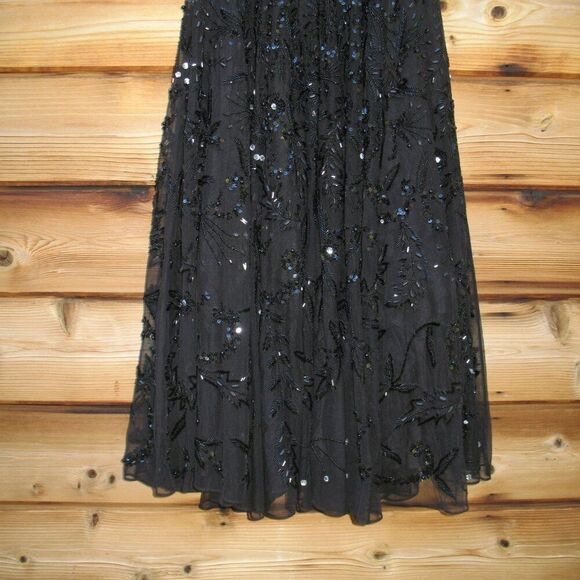 MAC DUGGAL 93898 Black Strapless Embellished A Line Dress - Picture 12 of 13